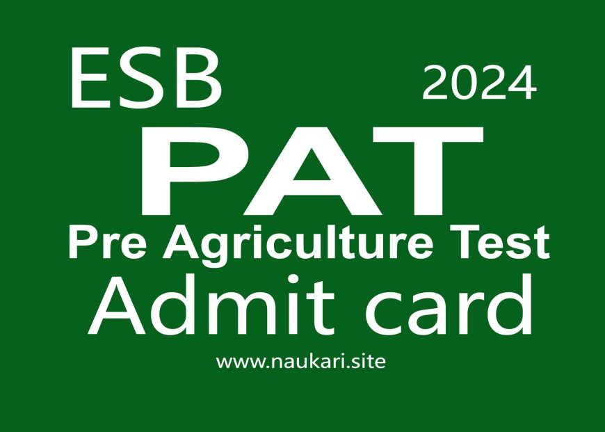 MP PAT Admit card 2024