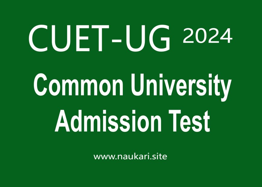 CUET UG Common University Admission Test Admit Card 2024
