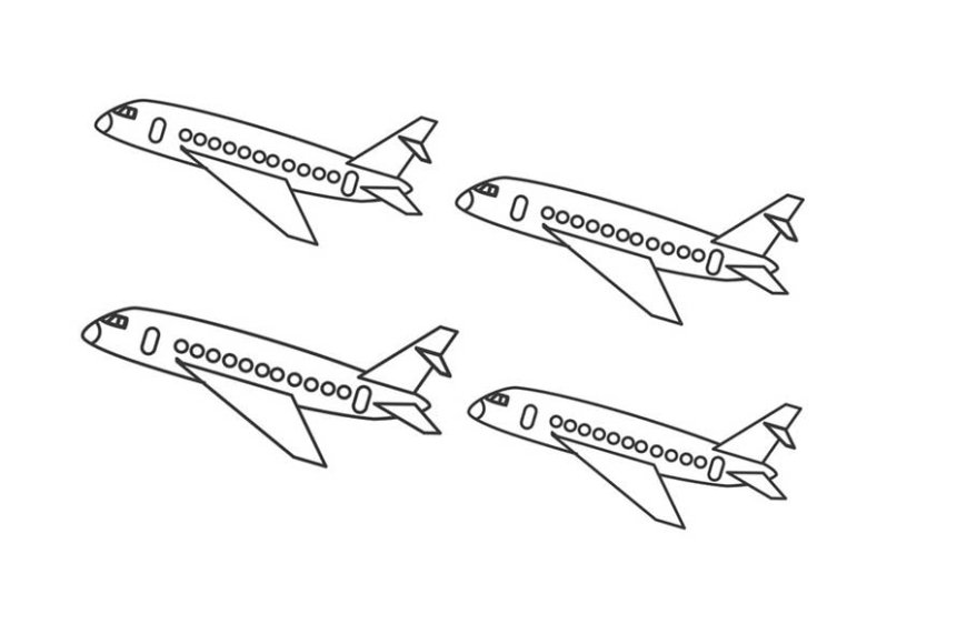 How many aeroplanes are there?